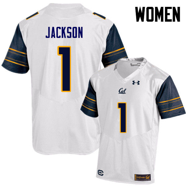 Women #1 DeSean Jackson Cal Bears (California Golden Bears College) Football Jerseys Sale-White - Click Image to Close